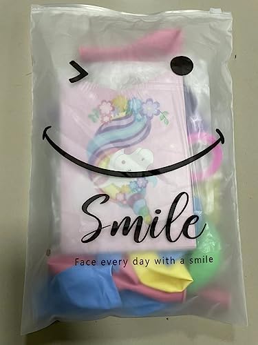 3rd Unicorn Birthday Decorations Girls,Unicorn Party Decorations Supplies with Large Number 3 Foil Balloon,Unicorn Balloons,Happy Birthday Banner,latex balloons for Baby Girls Birthday Decoration