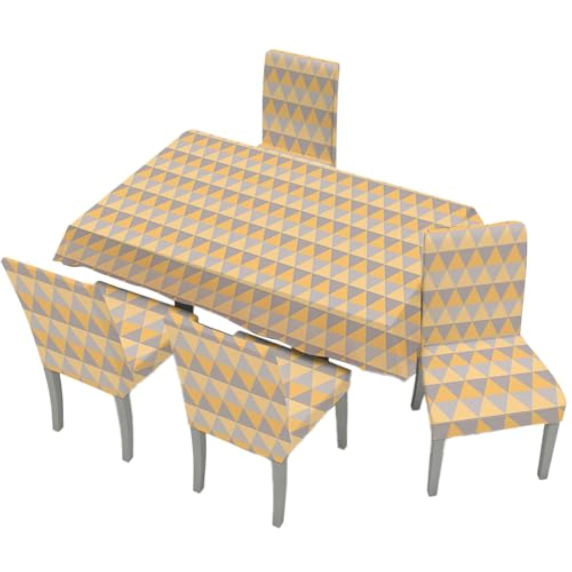 Dining Table Cloth 4 Seater Cover Set