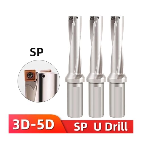 Foret U C25-D18.5-SP06 SP Series 5D avec canal d'eau pour machine CNC - 2