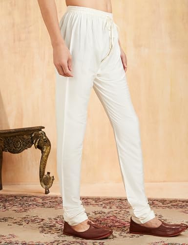 Image of Amazon Brand - Symbol mens Festive Long Kurta & Pyjama Set (2pcs)