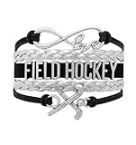 Field Hockey Bracelet, Field Hockey Jewelry, Field Hockey Gifts, Field Hockey Charm Bangle Bracelet Perfect Gift for Girl Field Hockey Players