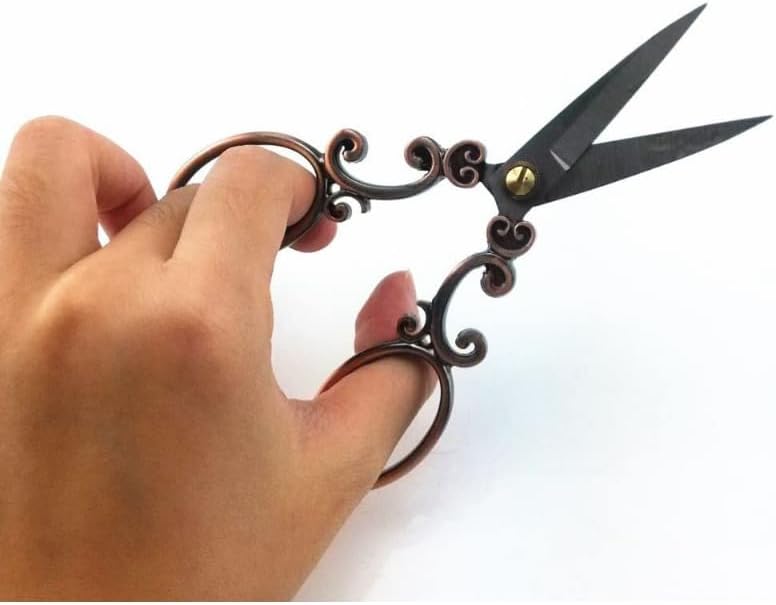 Miniatura 6 de Tijeras de bordado para coser artesanías, herramienta de artesanía de arte, hilo de hilo vintage