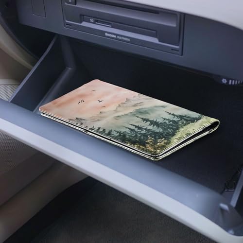 Organizador de guantera cuero slim miniatura 6