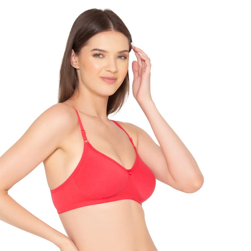 Image of Groversons Paris Beauty Women's Pack of 2 Seamless Non-Padded, Non-Wired Bra (COMB09)