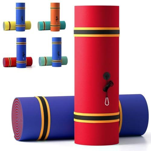 Colchonetas Flotantes Para El Agua, Colchón Flotante Para Piscina Colchoneta Relajante Para Jugar Naranja Amarillo