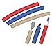 Foam Tubing, Tan/Rd/Bl, Foam, PK6