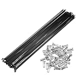 Easy Installation: Our bicycle spokes come with nipples, making installation and adjustment straightforward. The included tools and instructions simplify the process, whether you're a seasoned mechanic or a DIY enthusiast