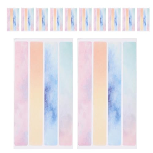VANZACK 2 Juegos Tiras Antideslizantes Adhesivas Coloridas para Baño Cinta Antirresbalante de Tiras para Ducha Bañera Escaleras y Suelos Seguros