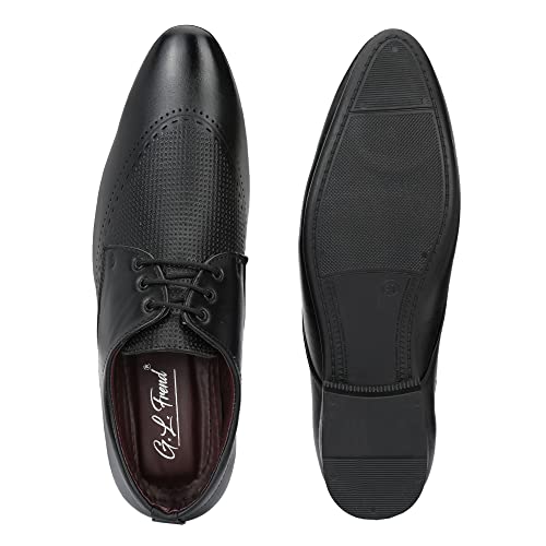 Image of Formal Stylish Lace-up Derby Shoe for Men