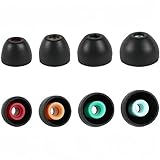 Picture of Replacement Ear Tips for Sony WF-1000XM5 (4 Pairs) - for WF-1000XM4, WF-1000XM3, WF-XB700 Earbuds | Secure Fit, Comfort, Noise Isolation | Black