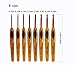 Crochet Hooks Set,Ergonomic Crochet Hooks with Number Marks for Grandmothers,Moms,Children,Beginners