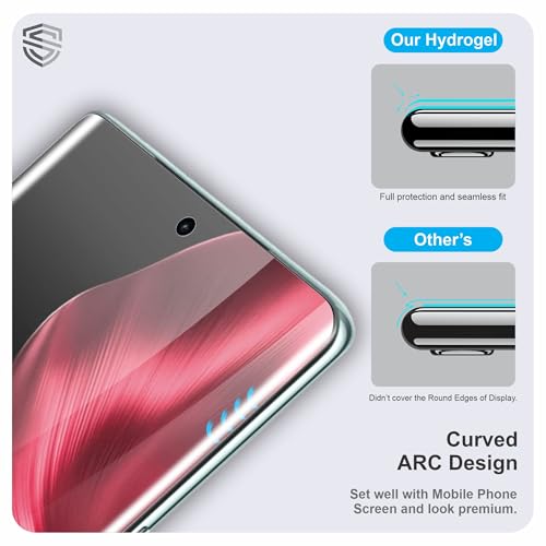 Image of TPU hydrogel Edge to Edge Screen Protector Guard For Vivo V30e (6.78 Inch) With Installation Kit | Fingerprint Compatible | Edge to Edge Coverage