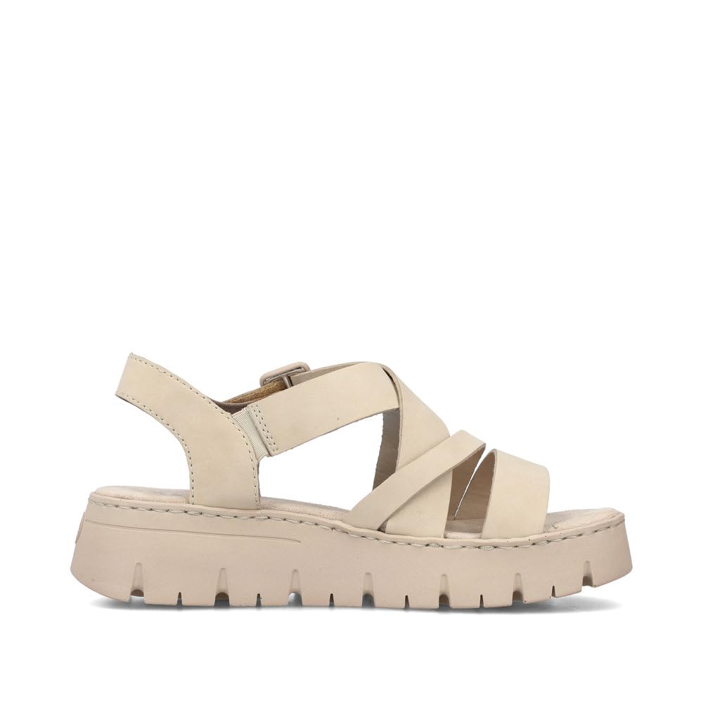 Rieker Damen Keilsandalen V1063, Frauen Sandalen