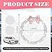2PCS Pink Bow Car Engine Start Button Cover,Bling Cute Car Push to Start Button Cover Decoration Ring with Rhinestone,Cars Starts Buttons Covers Pink Bow Cars Accessories