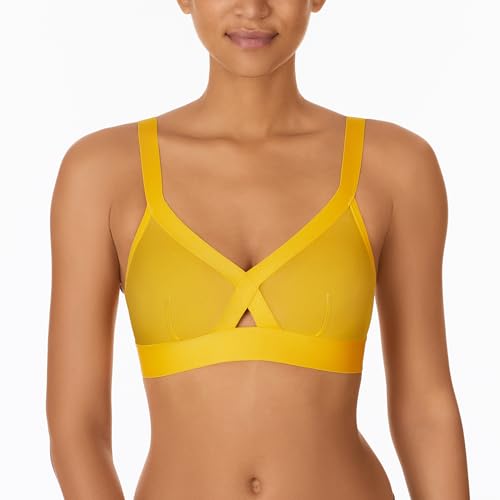 Image of DKNY Women's Sheers Wirefree Softcup Bralette Bra