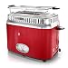 Russell Hobbs 2-Slice Retro Style Toaster, Red & Stainless Steel, TR9150RDR