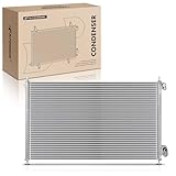 A-Premium Air Conditioning A/C Condenser Compatible with Honda Accord 1998-2002 3.0L& Acura CL 2001-2003 3.2L, TL 1999-2003 3.2L, Replace# 80100S87A00, 80100S87A10