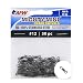 American Fishing Wire Mighty Mini Crane Swivels (100-Percent Stainless Steel), Black Color, Size 12, 100Pound Test, 50-Pieces