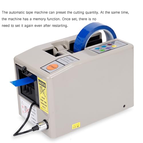 Dispenser automatico di nastro con display, doppia modalità e funzione di memoria, ideale per imballaggi efficienti in uffici e fabbriche