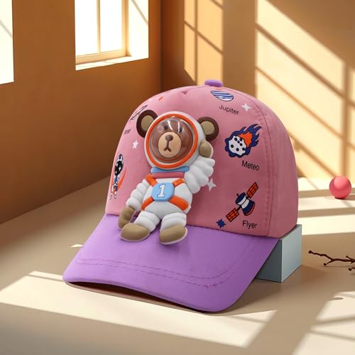 Image of VRITRAZ Kids Unisex Baseball Cap for Boys & Girls | Adjustable Strap | Comfortable Casual Cap (Age 4-12 Years)