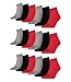 Produktbild PUMA unisex Quarter Sportsocken Kurzsocken Socken 271080001 18 Paar, Farbe:Mehrfarbig, Menge:18 Paar (6x 3er Pack), Größe:39-42, Artikel:-232 black/red