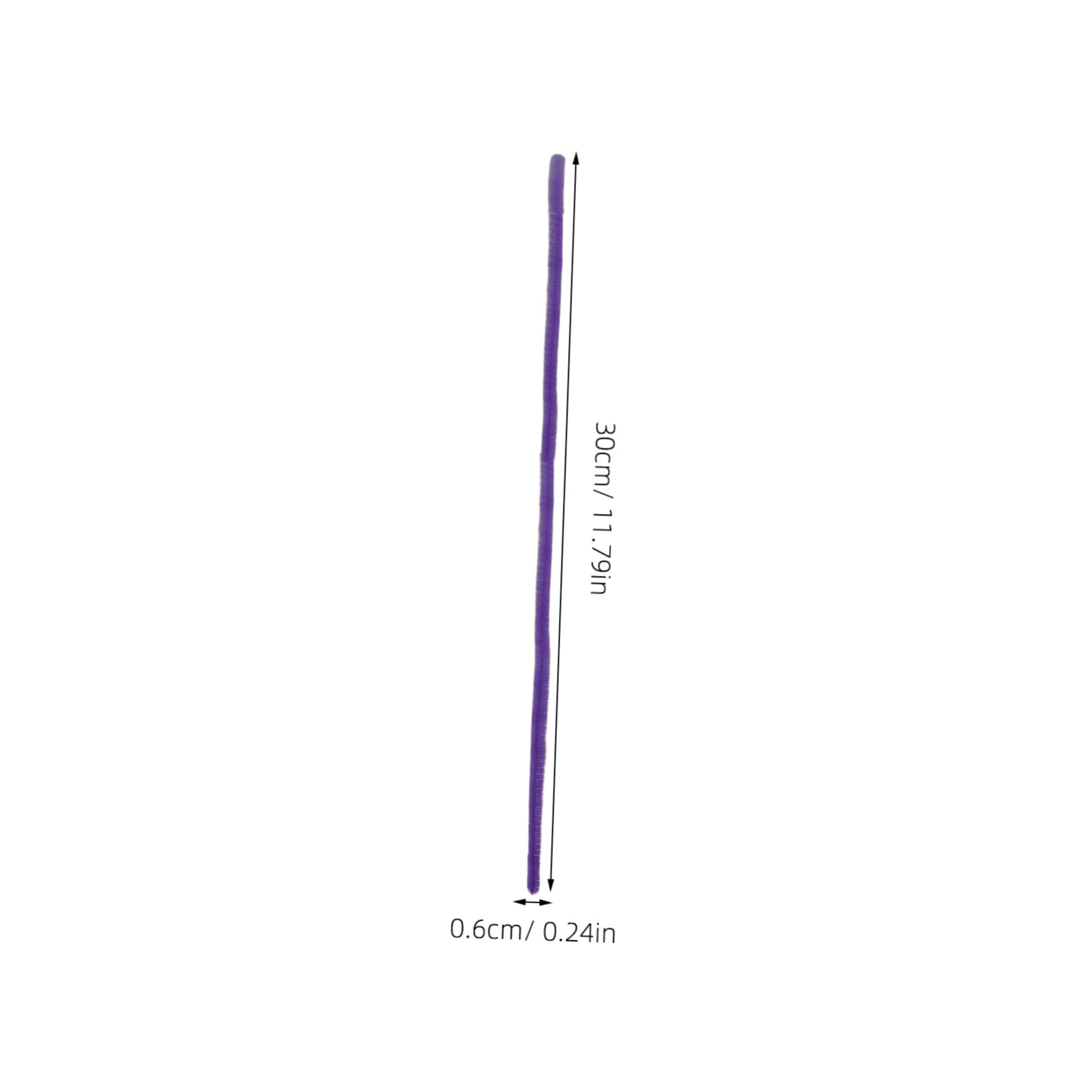 OSALADI DIY Art Supplies: 300pcs Pipe Cleaners Chenille Stems Multi- for Creative Projects Classroom Use Flower Craft