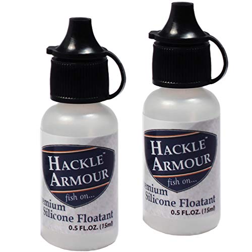 Hackle Armour Premium Silicone Fly Floatant 2 Pack - Temperature Stable Floatant
