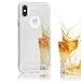 Produktbild NALIA Spiegel Hülle kompatibel mit iPhone X XS, Mirror Case Silikon Handyhülle Ultra-Slim Cover Dünn, Smart-Phone Bumper Handy-Tasche Schutzhülle TPU Soft Skin Backcover verspiegelt, Farbe:Silber