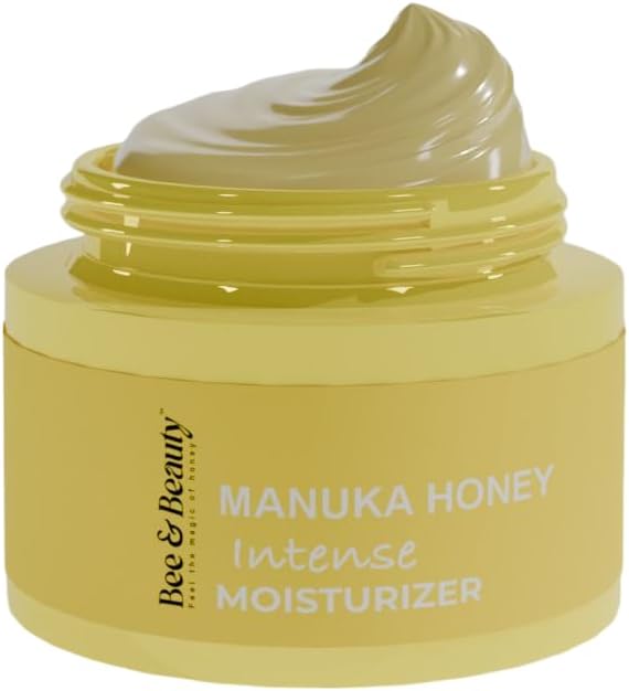Bee & Beauty Face Moisturizer cream for Deep Hydration and Skin Repair | Natural Nourishing Face Cream with Antioxidants | Dry, Oily, Sensitive and all Skin types with Pure Manuka Honey