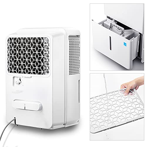 Chione 4,500 Sq. Ft. Smart Control Dehumidifiers With Pump - 50 Pints Of Water A Day - Energy Star Dehumidifiers For Home, Basements, Bathrooms, Bedrooms, And Garages (White) #TOP5