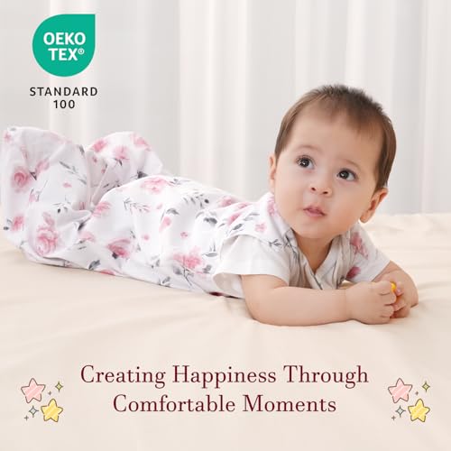 David's Kids 3 Pack 100% Cotton Baby Sleep Sack, Ultra Soft & Comfortable, 0-6 Months, Small Flower✿