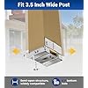 10 pcs Nominal 4x6 Heavy Duty Post Base for Concrete, Adjustable Galvanized Steel Deck Post Bracket, Post Anchor with 1-inch Standoff for Deck/Patio/Pergola