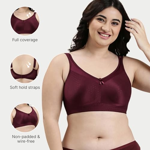 Image of Enamor FB12 Full Support Smooth Super Lift Bra - Non-Padded, Wirefree & Full Coverage