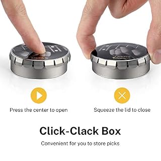 Donner Médiators pour Guitare avec Boîte en Métal, 16 Médiators en Celluloïd - Les Beatles, Paul McCartney, John Lennon, RIngo Starr, George Harrison Donner Médiators pour Guitare avec Boîte en Métal, 16 Médiators en Celluloïd – Image 4