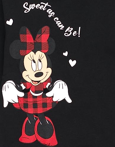 Disney Minnie Mouse Big Girls Fleece Skater Dress Black 14-16 - image 3