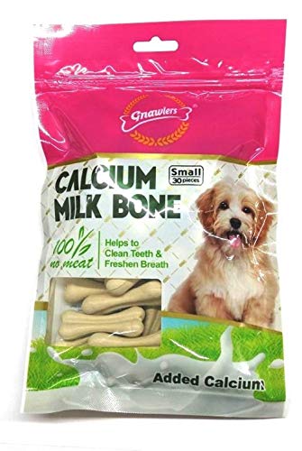 GNAWLERS Paws for A Cause gnawlers Calcium Milk Bone (Small 30 in one) – Dog Treat 270g
