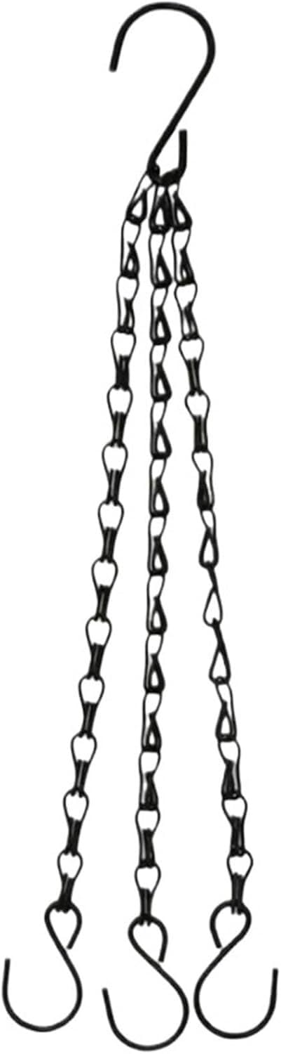 ESESE Hanging Plants Flower Basket Chain with Hooks,Planter Flowerpot Hook Plant Hangers For Garden Decoration For Bird Feeders, Planters(40cm1PC)