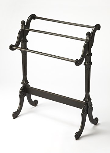 Butler Specialty Masterpiece Newhouse Blanket Stand in Black Licorice