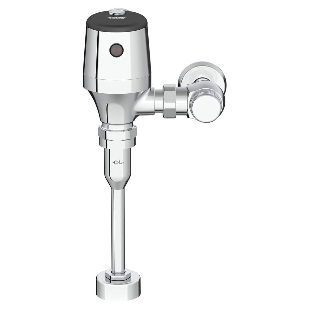 American Standard 624B101.002 Ultima Selectronic Exposed Urinal Flush Valve, Diaphragm Type, AC Power, Base Model, 1.0 GPF, Polished Chrome