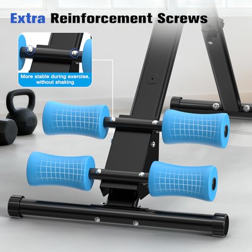 Image of RELIFE REBUILD YOUR LIFE AB Workout Machine Adjustable Ab Trainer Machine Foldable Ab Cruncher Strength Training Equipment for Home Gym, Full Body Workout Equipment 440 LBS