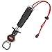 Fiblink? Portable Fish Lip Gripper Grabber Grip Fish Holder Fishing Tool Stainless Steel Fishing Gear with 40LB Fish Scale and Ruler Tape Measure