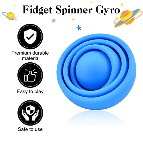 Image of Fidget Toy Adults 2PC, Fidget Spinner for Kids with Autism, Sensory Gifts for Teens Kids, Quiet Office Desk Toy ADHD Stress Relief Finger Toy