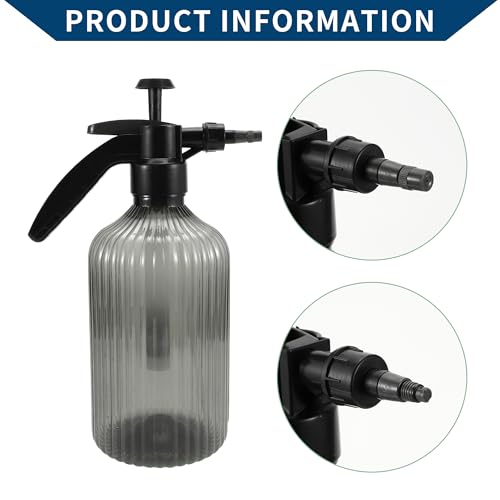 Hihaha Sprühflasche/Außenpflanzenzerstäuber Pump-Sprühflasche Wasserpumpe für Garten Zuhause/Einstellbarer Kunststoff 2L / 1 Stück Grau