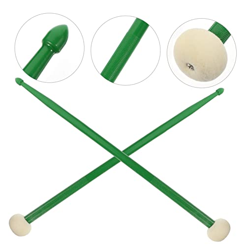 Baquetas de percusión nylon dobles jazz portátil miniatura 6