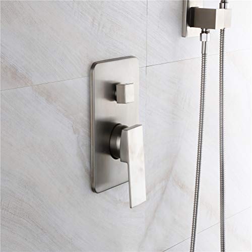 Baignoires de douche avec ensemble de mélangeurs et douchette à main pratique - 5