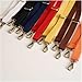 Fashionable 10cm Canvas Shoulder Bag Strap – Thin Replacement for Women's Messenger Bags, Stylish Wide Handle, Durable & Adjustable, Red Color Yellow