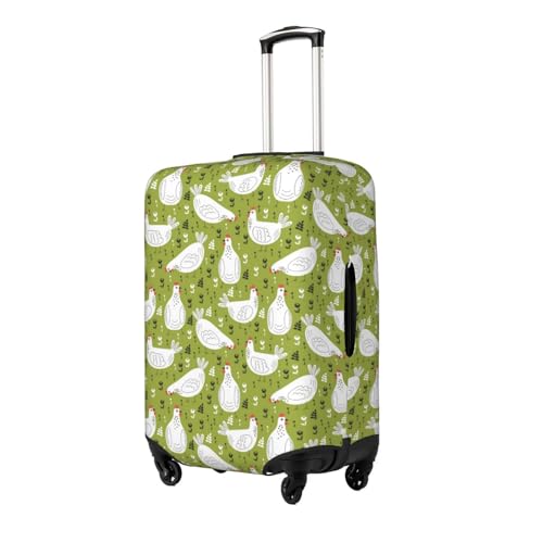 Lovely Chickens Luggage Cover Washable Elasticated Luggage Covers for Suitcase TSA Approved Stylish Scratch Resistant Luggage Case Protector2