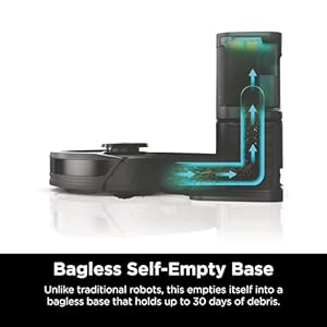 Shark AV2501S AI Ultra Robot Vacuum, with Matrix Clean, Home Mapping, 30-Day Capacity HEPA Bagless Self Empty Base, Perfect for Pet Hair, Wifi, Dark Grey Shark AV2501S AI Ultra Robot Vacuum with Matrix Clean Home Mapping 30 Day Capacity HEPA Bagless Self Empty Base Perfect for Pet Hair Wifi Dark Grey