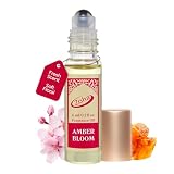 Zoha Amber Bloom | Roll on Perfumes for Women & Men | Alcohol-free Amber Perfume Oil | Travel Size Long Lasting Fragrance | 6ml Roller
