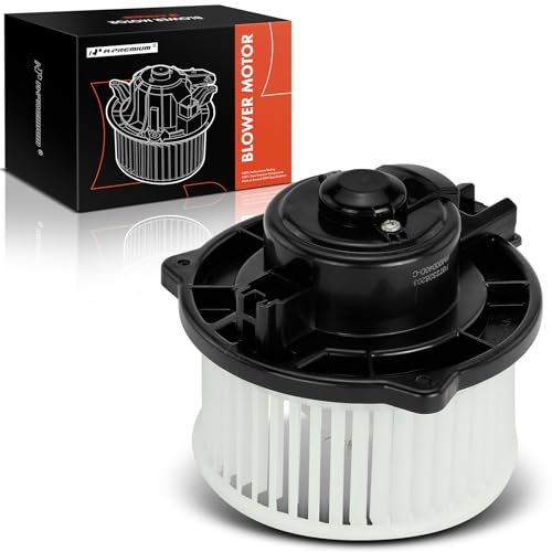 Image of A-Premium HVAC Heater Blower Motor Assembly with Fan Cage | fit for Mitsubishi Montero Sport 1997-2004 - Front Side
